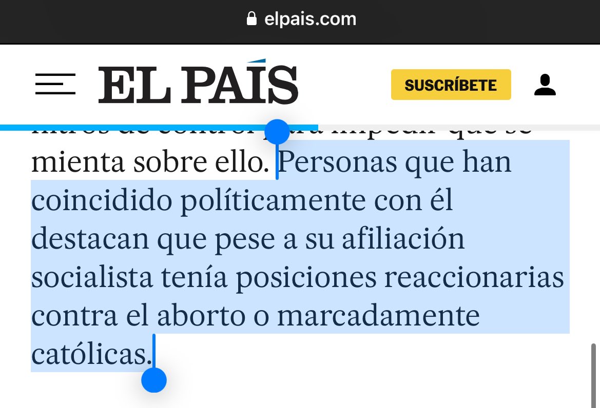 Es un pederasta homosexual del PSOE, pero lo más remarcable es ser un reaccionario ultraderechista, según cuentan “personas” que han coincidido políticamente con él.

Periodismo en mayúsculas. 

Zotal por hectolitros para Prisa.