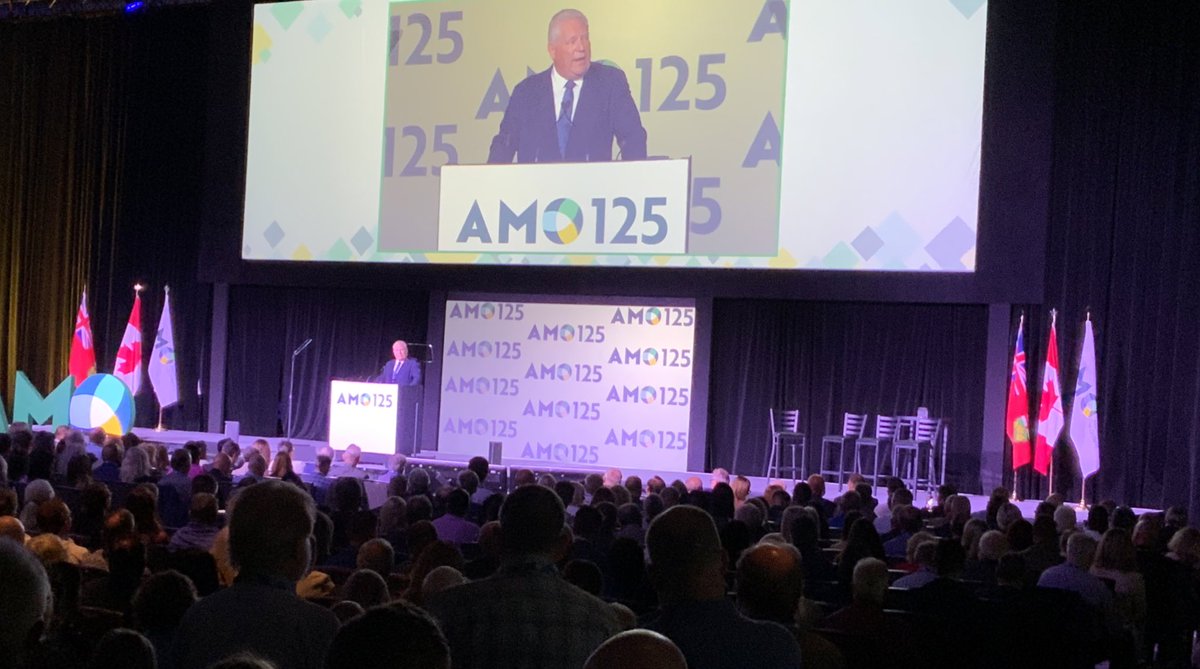 AMOPolicy's tweet photo. Premier Ford @Fordnation addresses #AMO2024 AMO Conference delegates. He thanks @Colin1Best for his work as AMO President. https://t.co/GryA6MwzT7