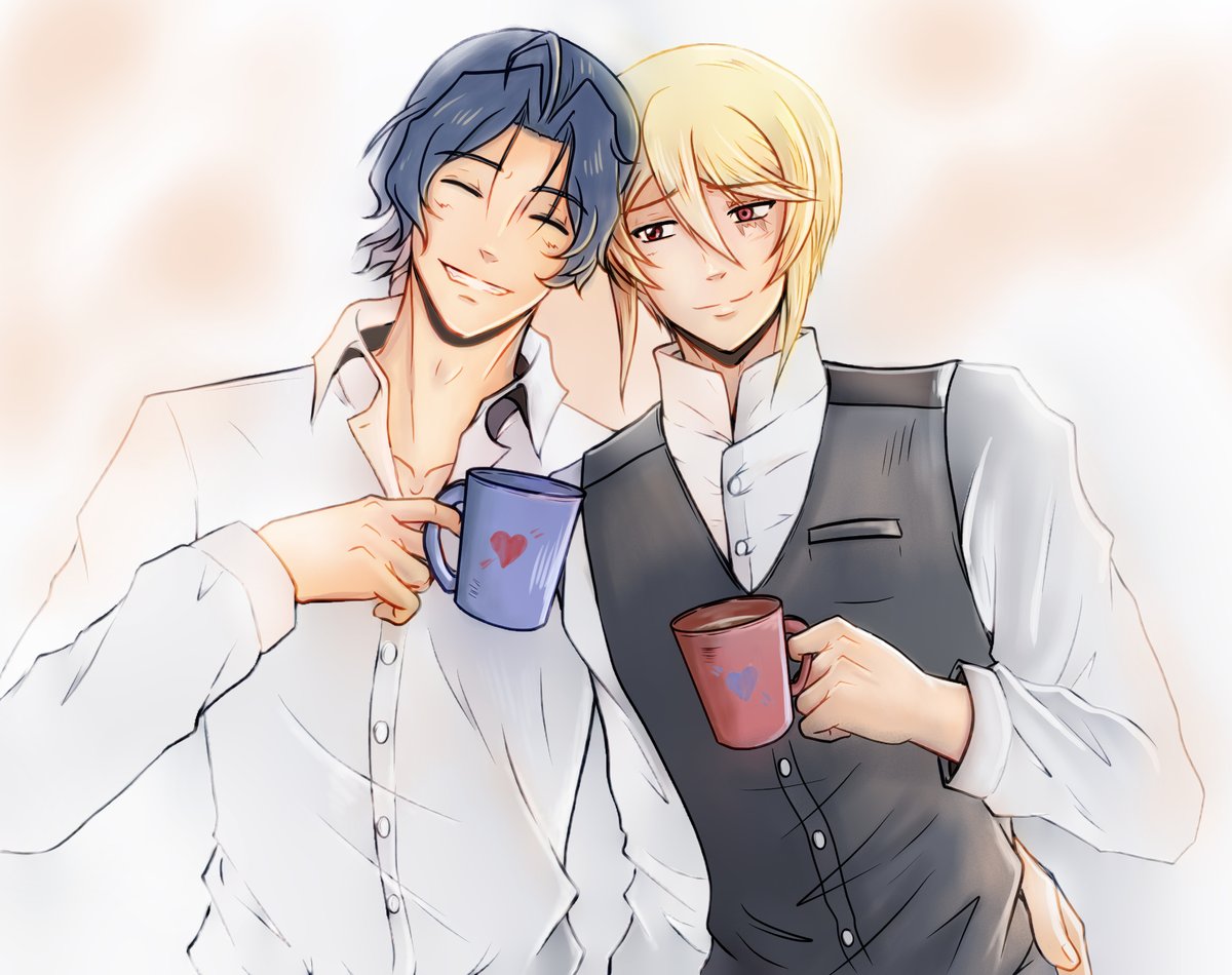 So I had this one year old draft of sherliam comic that I abandoned because in the end I didn't like how idea I had turned out, but this panel was "inked", I looked at it today and thought it would be waste for it to rot on my PC so I tried another coloring method and here we are