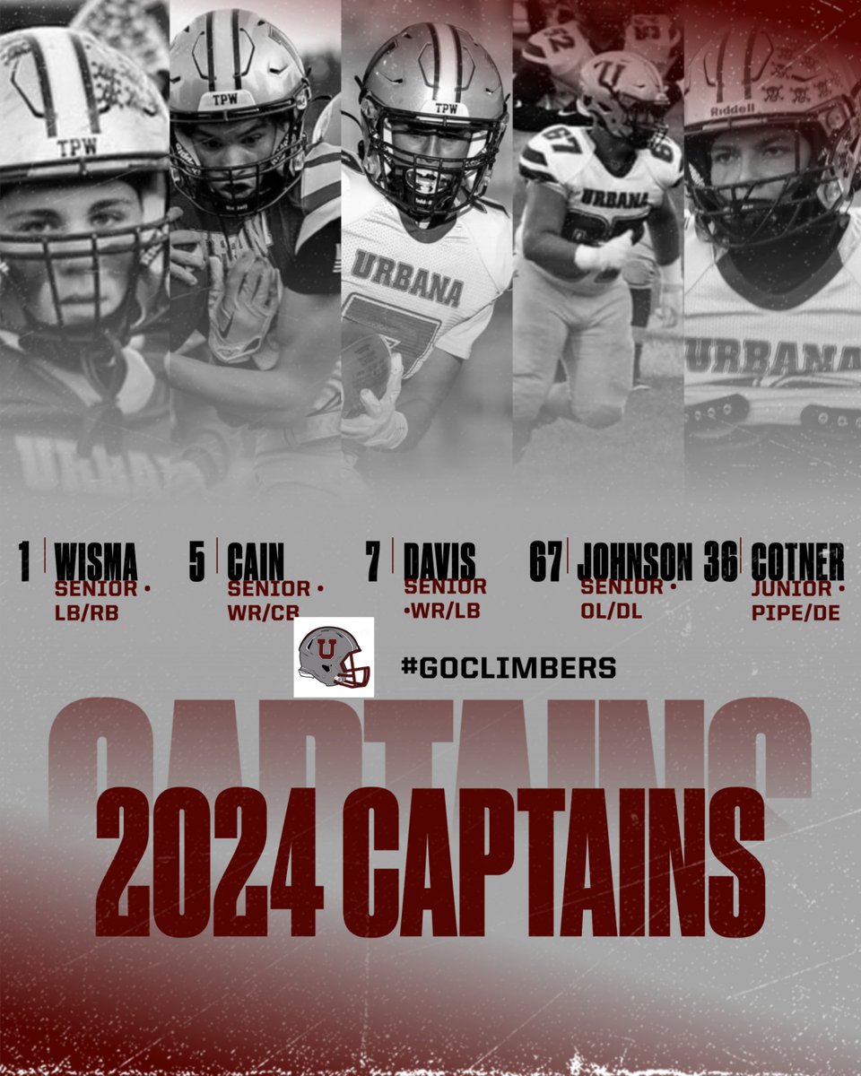 Our 2024 Team Captains. The best teams are player led teams that are full of Servant Leaders!  #TPW #GoClimbers