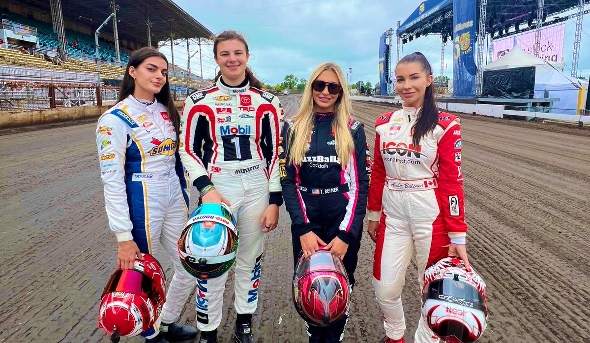 The Women Shine in Springfield; <a href="/IsabellaRobusto/">Isabella Robusto</a> <a href="/taylorreimerr/">Taylor Reimer</a> Make ARCA Menards Series History with Top-Three Finishes

Full Release 👉 shorturl.at/yOdf1