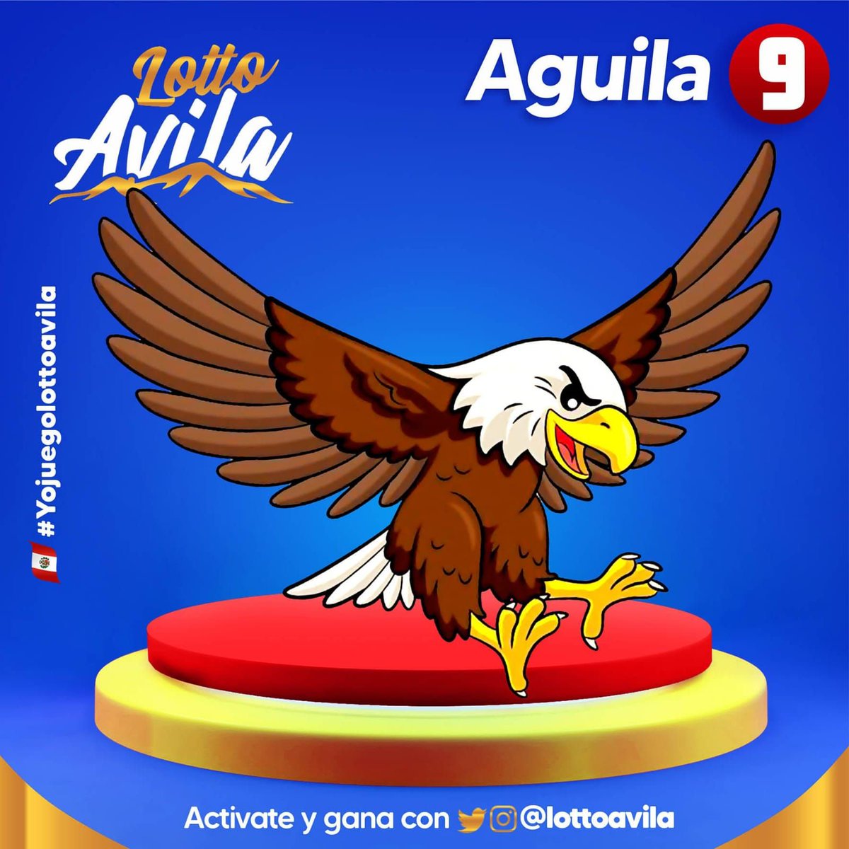 LottoAvila's tweet photo. Resultado Sorteo 
19/08/2024
10:00 AM
09 - ÁGUILA
#LottoAvila https://t.co/uPXIa695Y5