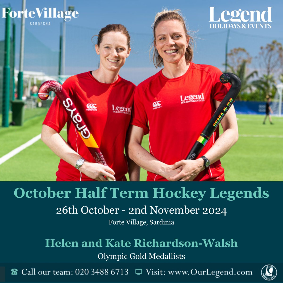 Legend (@ourlegenduk) on Twitter photo On this day 8 years ago, Helen and Kate Richardson-Walsh won Olympic Gold for <a href="/TeamGB/">Team GB</a> ๐ฅ
They will be joining us in October for our Hockey academy at <a href="/Forte_Village/">Forte Village Resort</a> ๐ weโve also got Netball and Rugby too!
Get in touch to join us - weโve got 20% off and kids under 16 go ๐ On this day 8 years ago, Helen and Kate Richardson-Walsh won Olympic Gold for <a href="/TeamGB/">Team GB</a> ๐ฅ
They will be joining us in October for our Hockey academy at <a href="/Forte_Village/">Forte Village Resort</a> ๐ weโve also got Netball and Rugby too!
Get in touch to join us - weโve got 20% off and kids under 16 go ๐