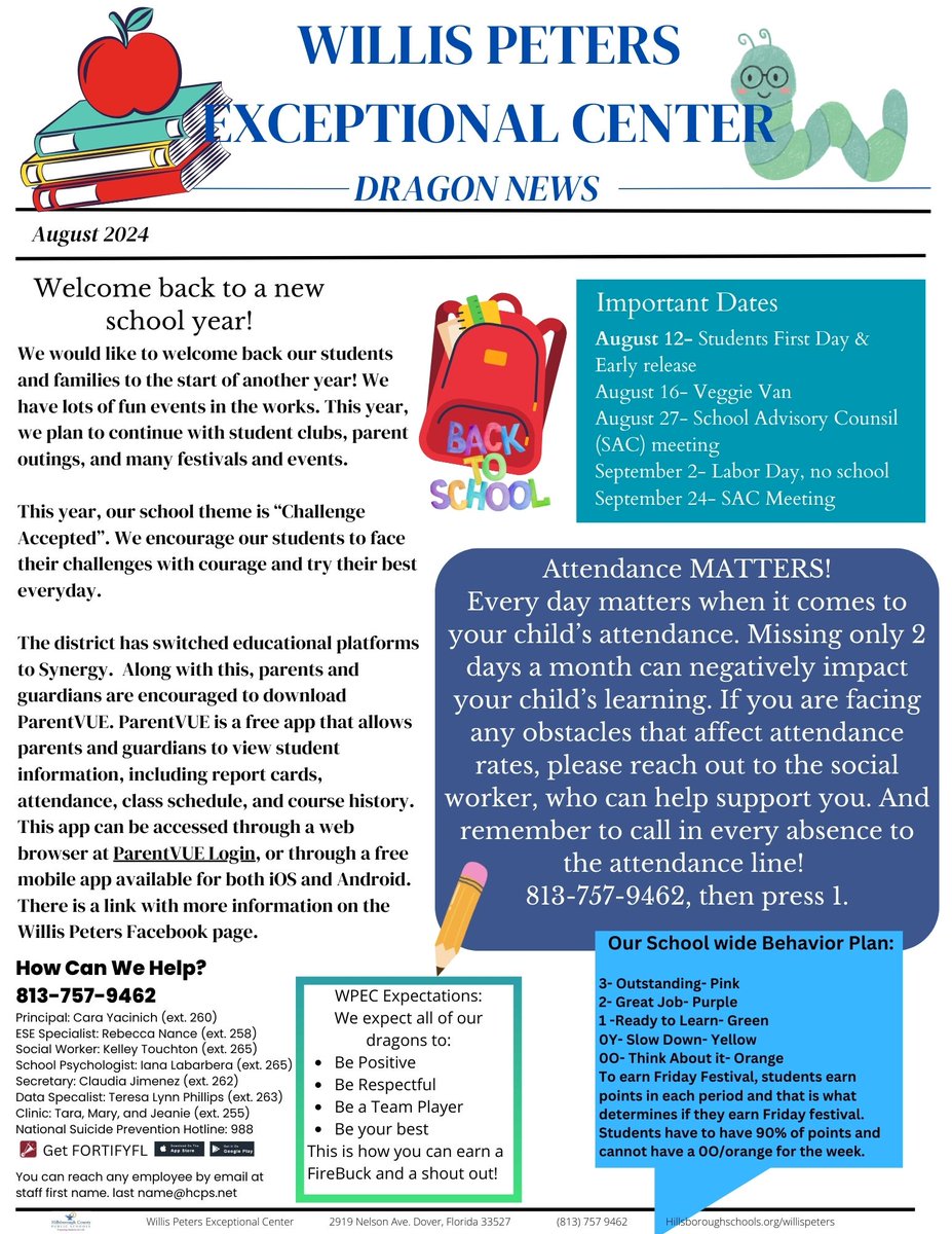 August Newsletter 😀 Welcome back, students and staff! 
Below is a link to a FAQ for our new Synergy Platform. 

sway.cloud.microsoft/Y0ouV3V6zXC5pK…