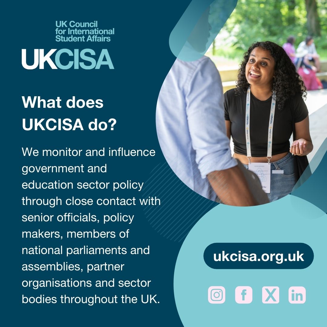 🌎👩‍🎓 For more than 50 years, UKCISA has worked to support international students and the institutions, students' unions and organisations who work closely with them. 

Our vision is that every international student who comes to the UK has a positive experience.

Find out more