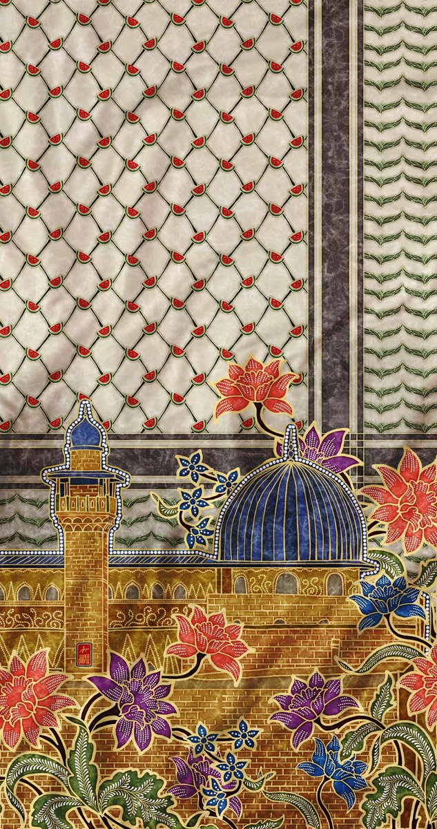 Free 🍉 wallpaper!
Please load 4K and use this image for awareness &amp; non-profit purposes. Keep Al-Aqsa alive!🕌🇵🇸