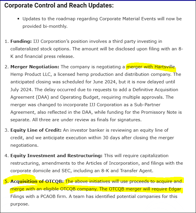 ThePennyLounge's tweet photo. $IJJP Multiple growth stages on the cusp of execution are very attractive when the merger with the Very established Hemp company closes the next stage will will roll out quickly the Merger with an OTCQB company 2 Big mergers The 2nd one a Public OTCQB company - Meaning UpListing https://t.co/V6VCSVzyPJ
