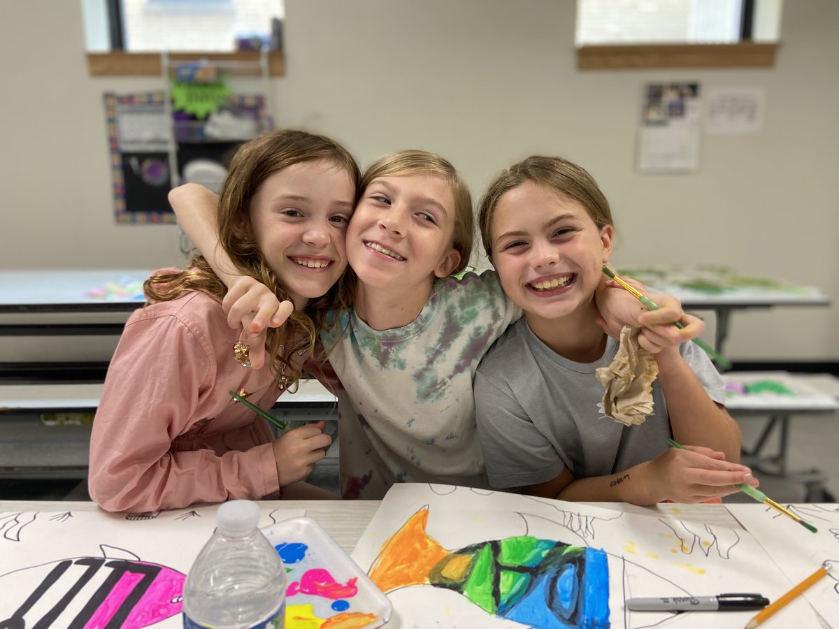 We had a BLAST at this year's summer art camp at Weedsport Elementary! 🎨 It was so much fun learning and creating with 55 of our elementary students and we cannot wait to see you all again in September! 🎉