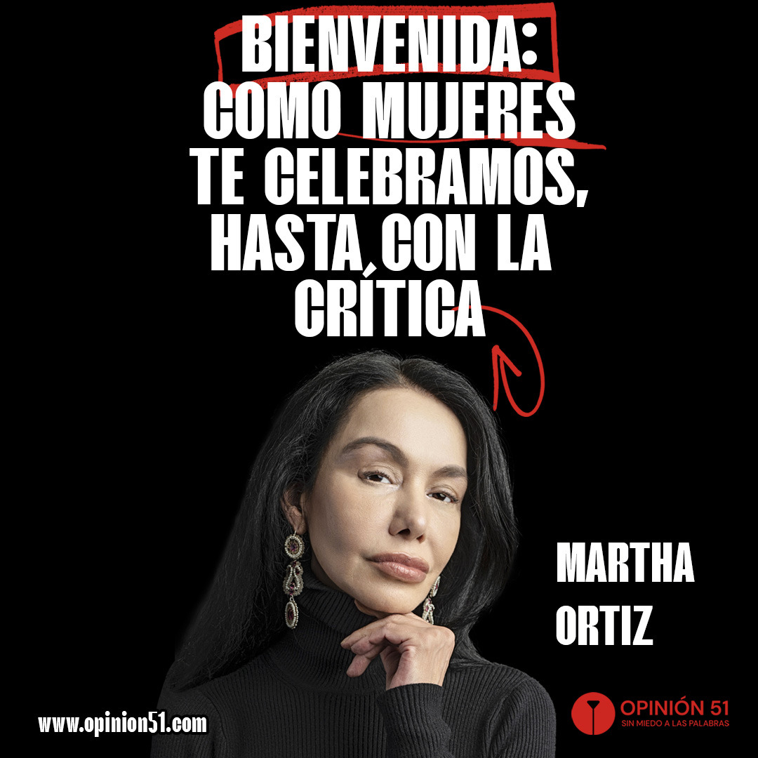 Martha Ortiz (@lamarthaortiz) on Twitter photo En Opinión 51, celebramos el liderazgo de las mujeres mientras seguimos desafiando el status quo con nuestra mirada crítica.
<a href="/Opinion_51/">Opinión 51</a>
#VivaMexica #Opinión51 En Opinión 51, celebramos el liderazgo de las mujeres mientras seguimos desafiando el status quo con nuestra mirada crítica.
<a href="/Opinion_51/">Opinión 51</a>
#VivaMexica #Opinión51