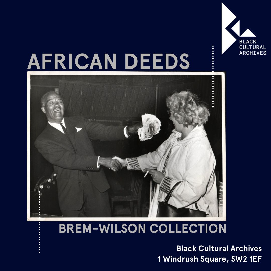 Opening this Fri, our latest exhibition, 'African Deeds,' unveils a story of family, heritage, and resilience. It chronicles a remarkable pre-Windrush migration collection, celebrating the resilience and achievements of the Brem-Wilson family.
