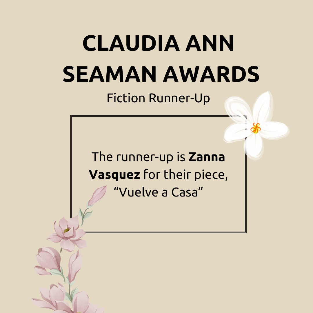 polyphonylit's tweet image. Congratulations are due!! This year's CAS Award winner in fiction is Catherine Xue. The runners-up are Zanna Vasquez and Brian Guan. Thank you SO much judge Lydia Millet for all your work. Congratulations! Check back in a few days for the winners in poetry 😉