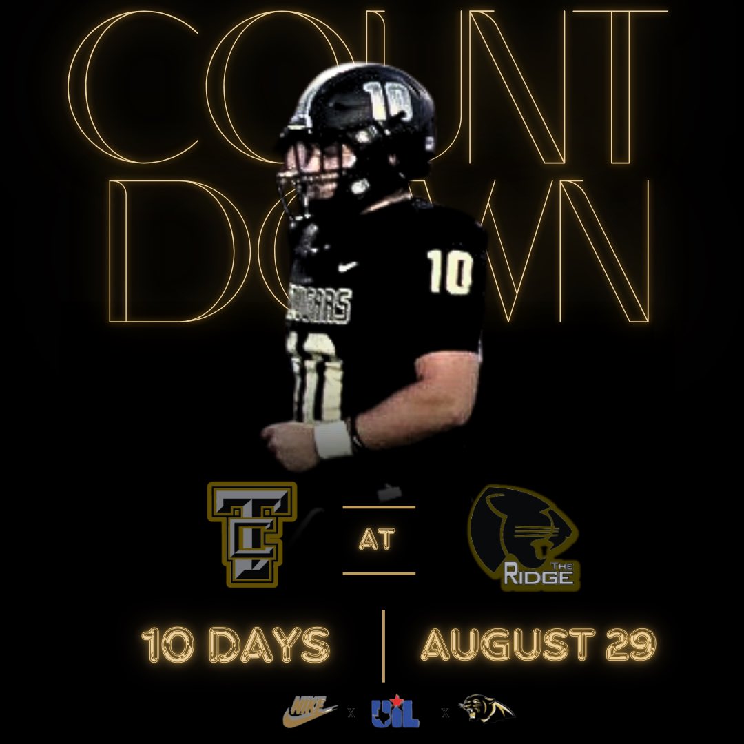 <a href="/TCougarfootball/">TCHS Cougar Football</a> #WeGotUs #TheNation

 📅 Thursday August 29th
⏰   7:00 PM
🛣️Keller ISD Athletic Complex