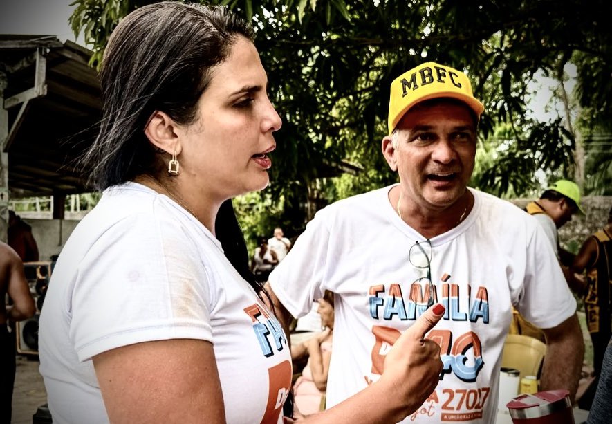 BlogdoSavio's tweet photo. Não adiantou nada. O eterno presidente da Câmara de Ananindeua, o inelegível Rui Begot, fez tanto auê recentemente pra nada. Não conseguiu ser candidato do mesmo jeito. Ele segue inelegível e teve que lançar à inexpressiva esposa Nathalia Begot como candidata. https://t.co/Q1EMCYXIty