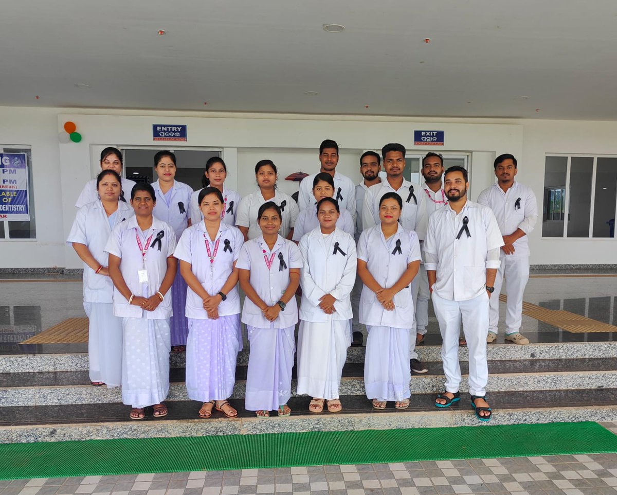 oneabbsr's tweet photo. The peaceful #Protest of Govt. Nursing Officers across the state of Odisha entered its sixth day today due to non-fulfillment of 10-point charter of genuine demands. 

Around 8000 Nursing Officers are going to launch a mass demonstration on dt 23/08/2024 at #LowerPMG, #Bhubaneswar owing to  great discontentment amonst them . 

Since Nursing Officers are the backbone of the hospital and discharging emergency and indispensable service in different health care centers/hospitals for 24×7, so the Odisha Nursing Employees Association earnestly request our Hon'ble CM Odisha & Hon'ble  Minister, @HFWOdisha to consider 10-point charter of demands of #NursingOfficers at the earliest.

@PMOIndia @narendramodi 
@CMO_Odisha @MohanMOdisha 
@MahalingMukesh @HFWOdisha 
@KVSinghDeo1 @PravatiPOdisha 
@Naveen_Odisha 
@nhmodisha #NHM
@BJP4Odisha @BJP4India 
@kanak_news @NandighoshaTV @otvnews @sambad_odisha @timesofindia @ArgusMedia
#Odisha #OdishaCares 
#Bhubaneswar #bbsr 
#JusticeForNursingOfficers