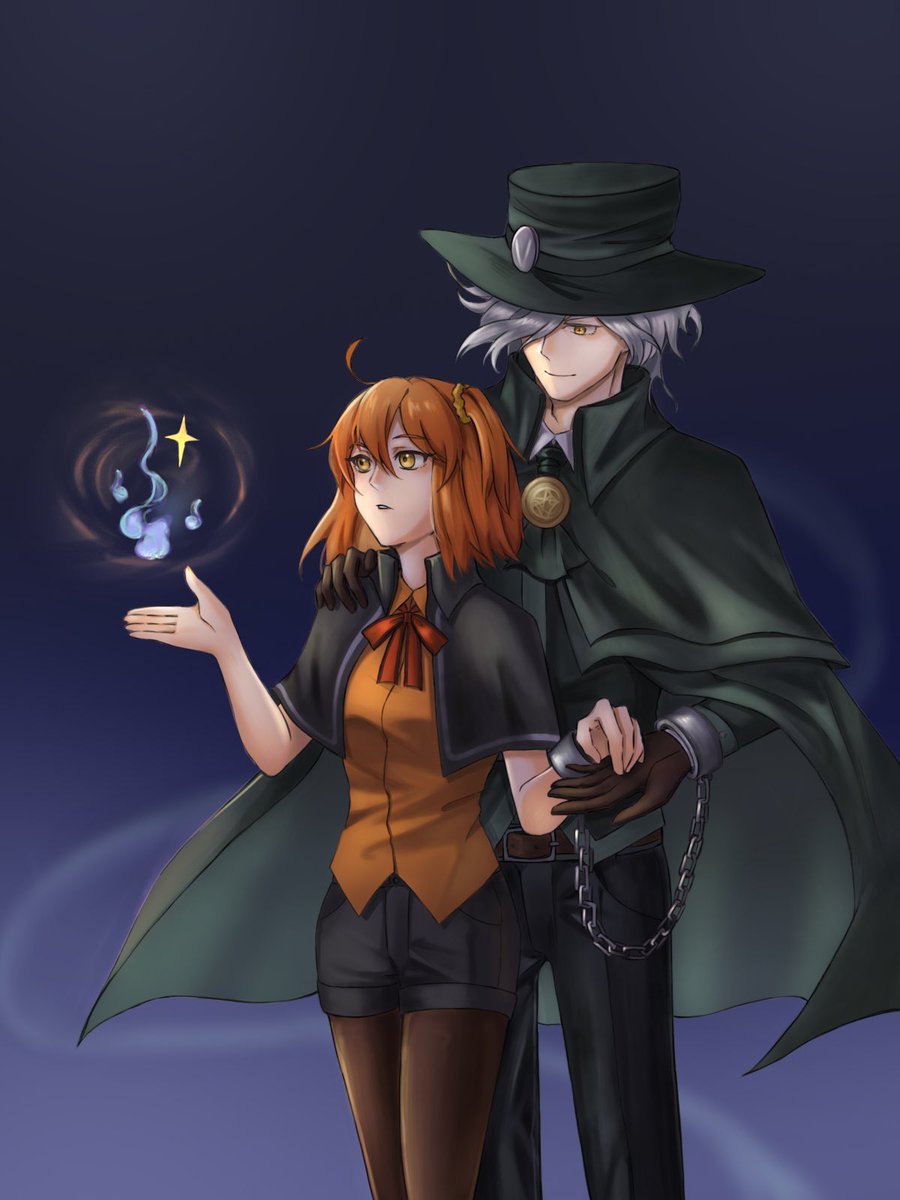 エドぐだ 星と炎の光 
共犯者の運命は繋いで
#fgo #エドぐだ