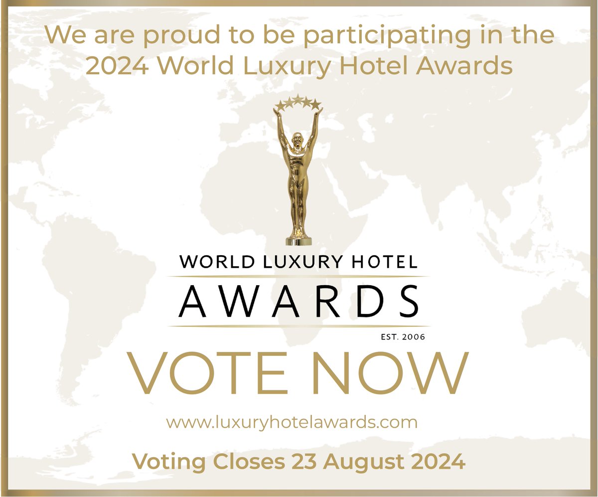Our beautiful resort has been nominated for the 2024 World Luxury Hotel Awards! 
We are beyond grateful for this recognition and we would love your support to make us a winner! 🎉 

hil.tn/92m7iq

#WorldLuxuryHotelAwards #VoteForUs #LuxuryResort