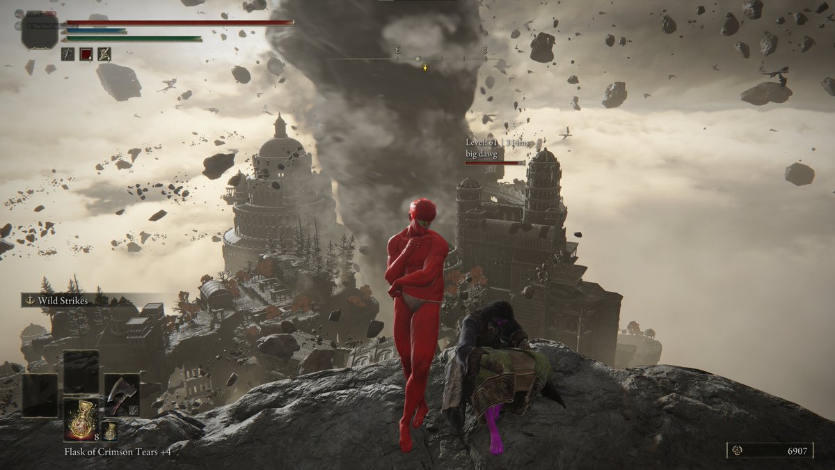 keaks__'s tweet photo. Another session of Seamless Co-op Elden Ring with @eejay_streams. Completely lost track of time we were having so much fun, ended up playing for like 6 hours and it's now 1AM for him. This game is like a book you can just get lost in. https://t.co/hLkXwgxLos
