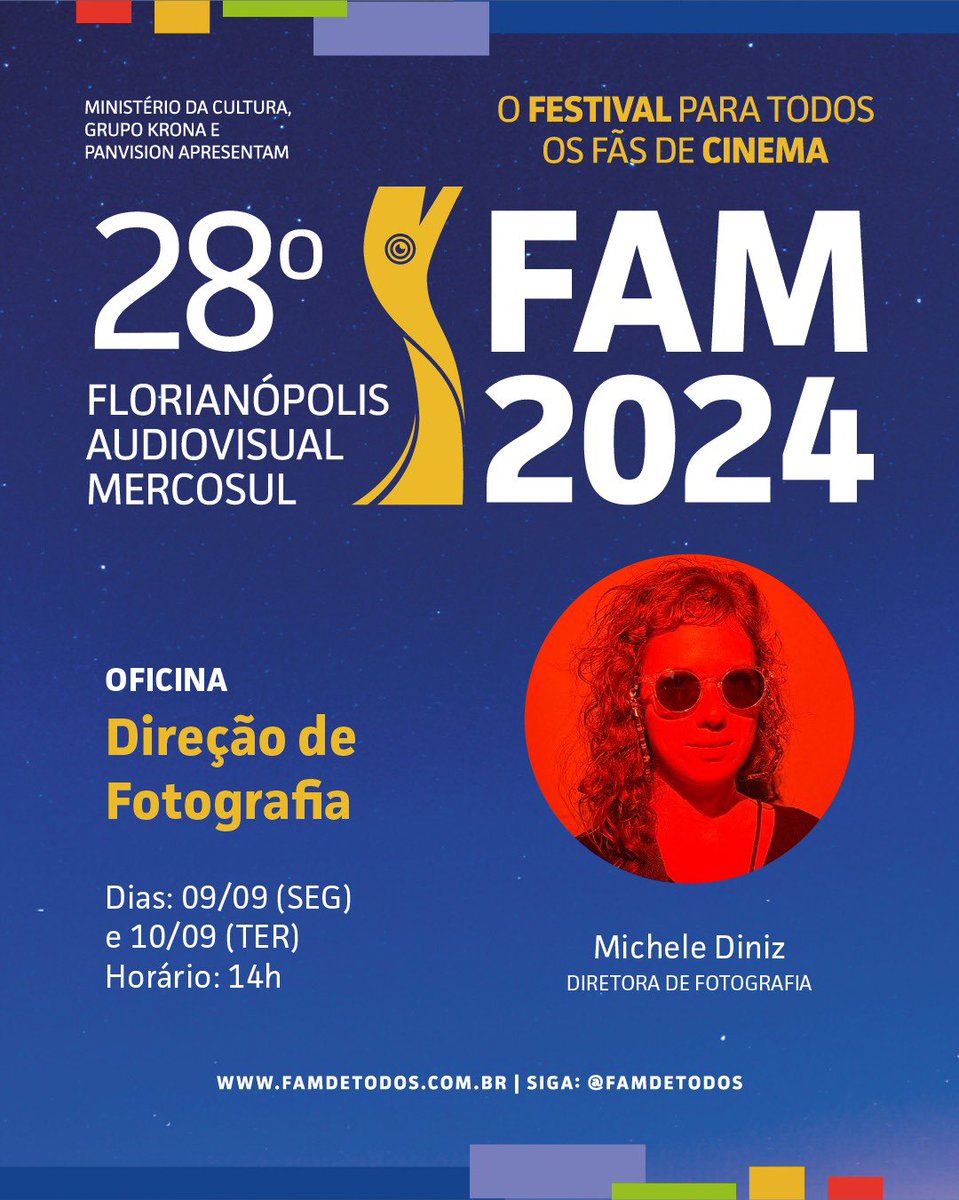 Oficinas confirmadas para o FAM 2024 ✅

Inscrições e mais informações: 
sympla.com.br/produtor/panvi…