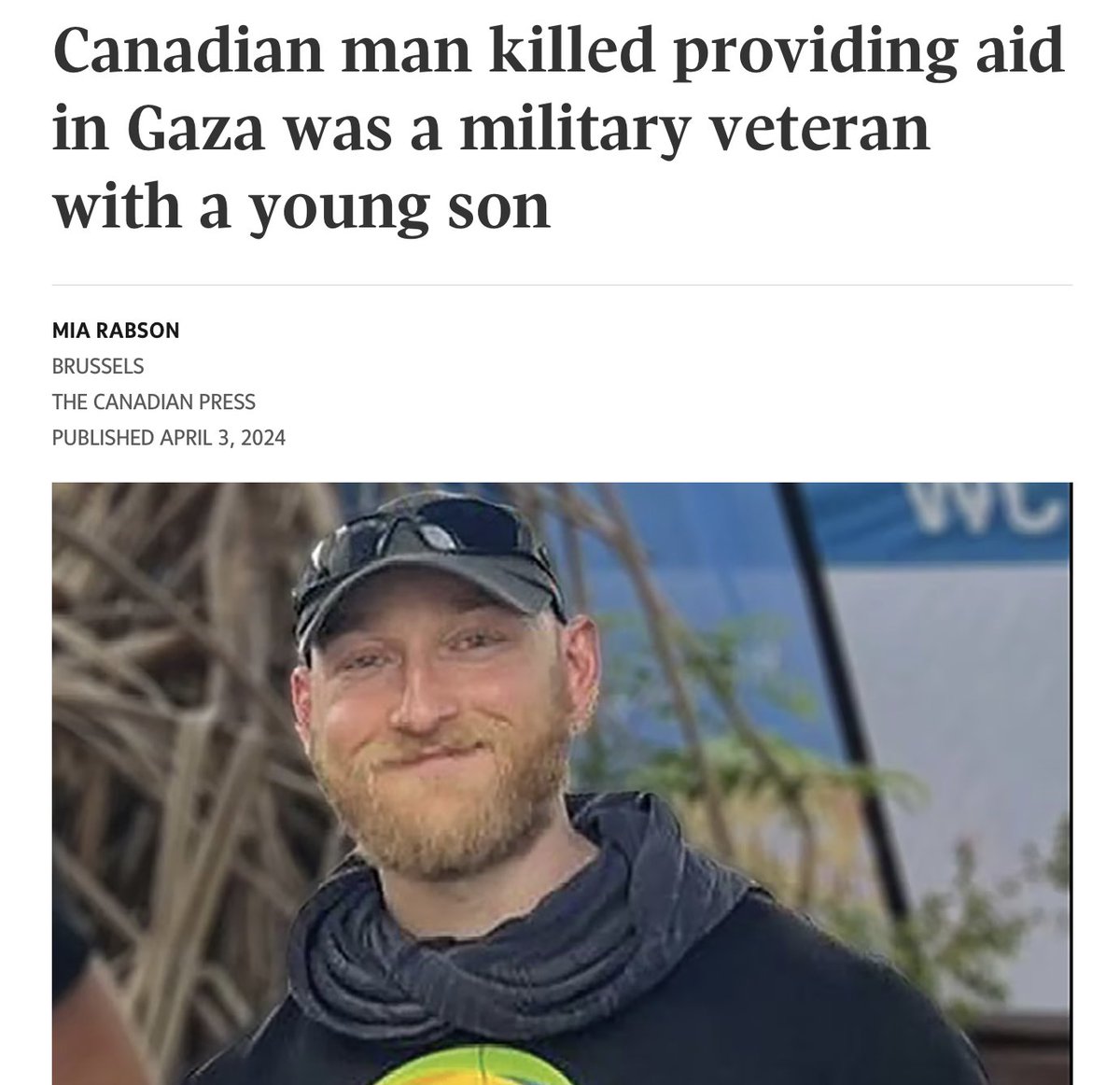 MarkKersten's tweet photo. Canada should 💯celebrate humanitarians.

So why did @HonAhmedHussen cut UNRWA funding as Gaza starved? Funding was re-instated, but there's been no accountability.

Why has 🇨🇦 stopped demanding answers for the IDF killing of a citizen working for @WCKitchen?

We must do better. https://t.co/forWbqQFaD