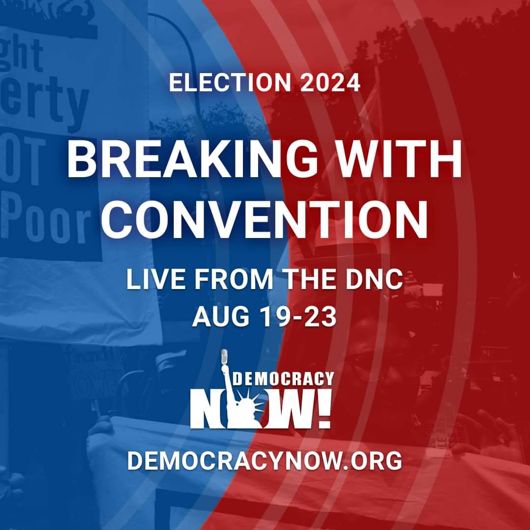 Tune in 90.1 FM or stream KZFR.org at 8am for a special Democracy Now! two-hour live broadcasts every day this week for Amy Goodman and the Democracy Now! team  coverage of the 2024 Democratic National Convention.  

#communityradio
#democracynow
#dnc2024
#dnc