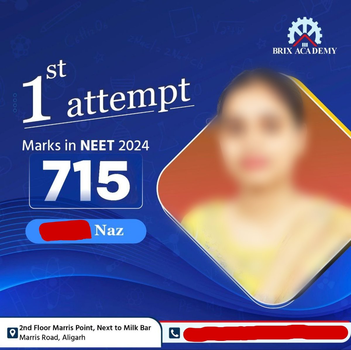 postpone_neetug's tweet photo. Shocking! A aspirant from Aligarh, who never scored 450+ in mock, suddenly scores 715 after taking the exam outside her city. 
Her last mock test score was 416, yet she magically achieves 715? 😶

There are countless other students pulling the same scam &amp; being unnoticed!

#NEET https://t.co/X9vwNTbrU9