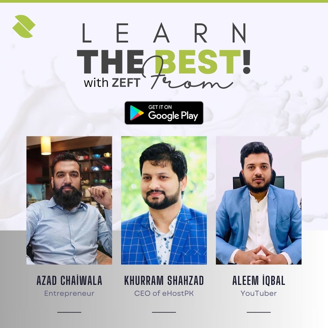 bestsongspk's tweet photo. Learn from 'The Best' with Zeft...
#Zeft #EdTech #EdTechStartup
https://t.co/Pev6rpczNE https://t.co/U6uhSPdm6i