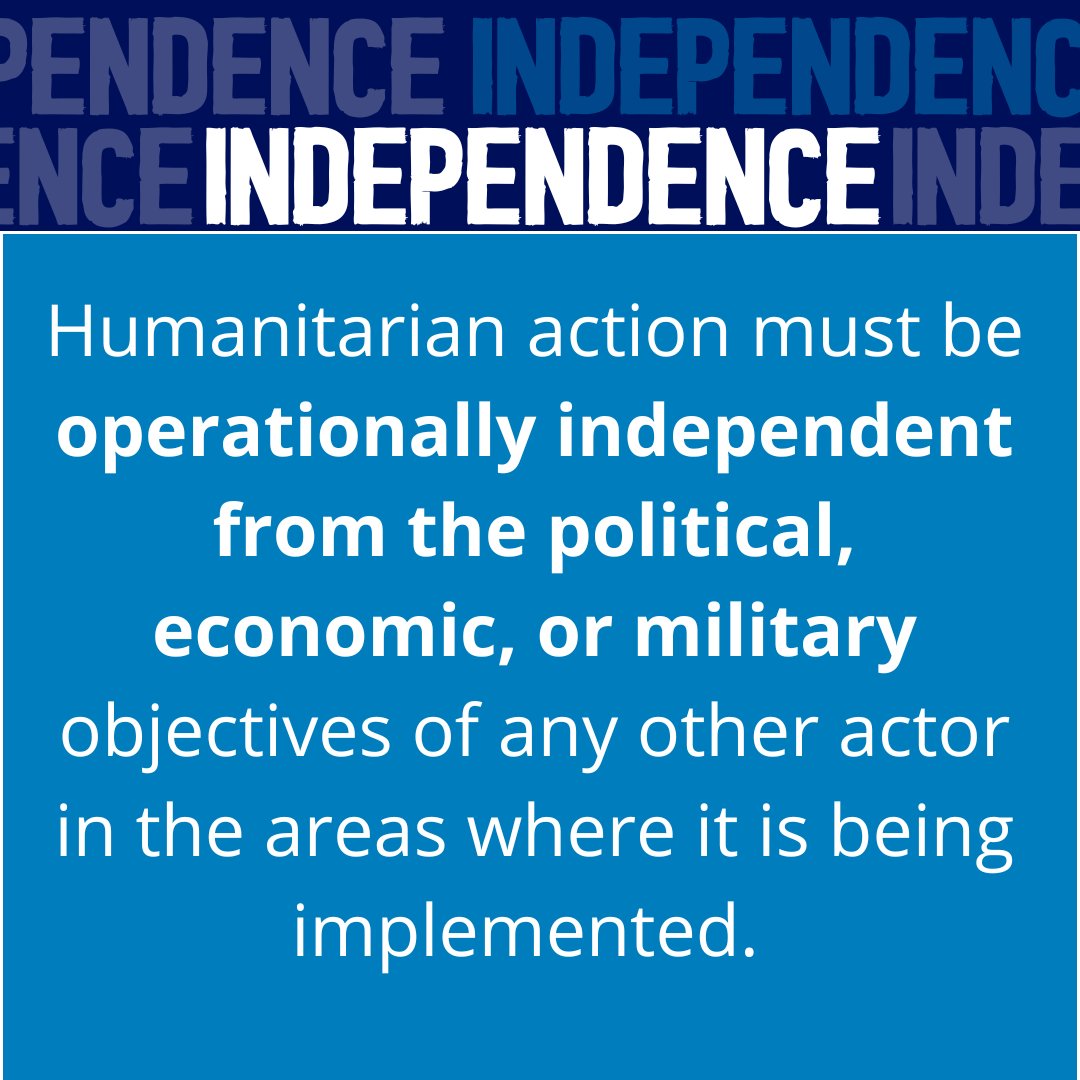 Humanity, Neutrality, Impartiality and Independence enable us to help those who need it most, wherever we are.
#WorldHumanitarianDayHumanity