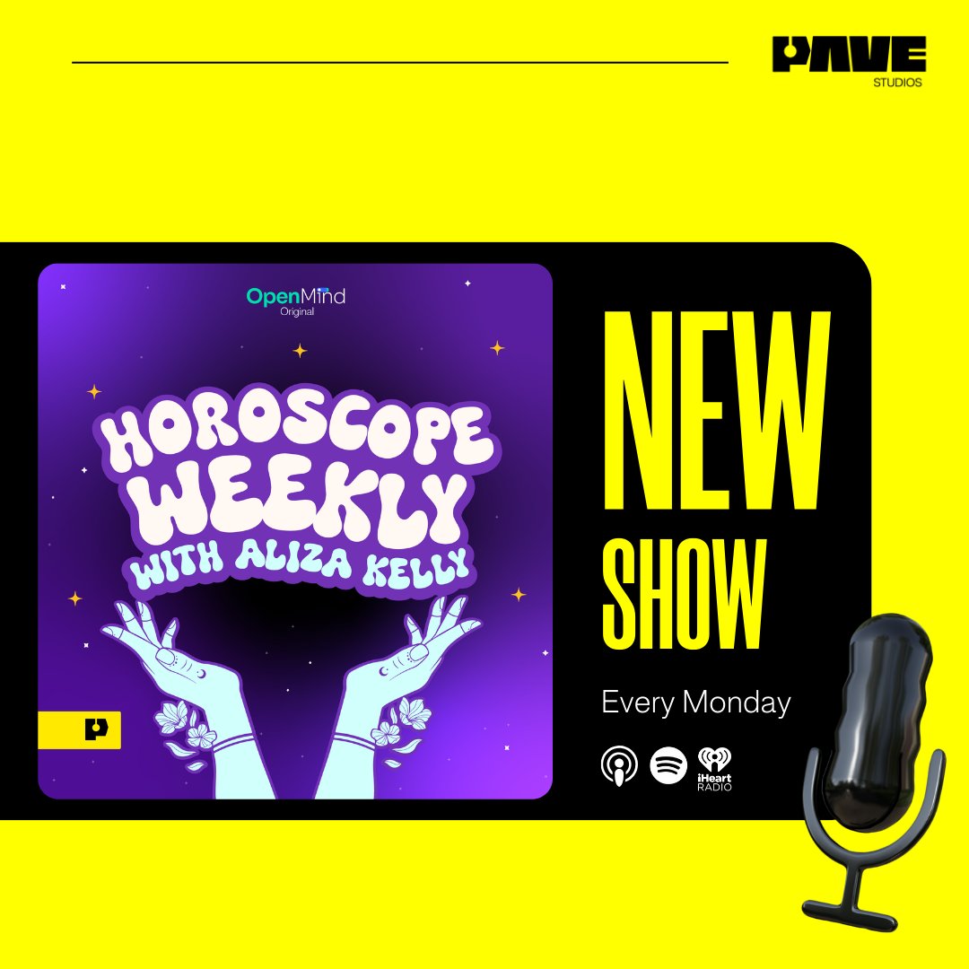 Get ready to explore the cosmos like never before with "Horoscope Weekly," our latest original podcast from @OpenMindStudios, hosted by renowned astrologer and bestselling author @AlizaKelly. Catch new episodes every Monday on <a href="/Spotify/">Spotify</a> #NewPodcast #HoroscopeWeekly #Astrology