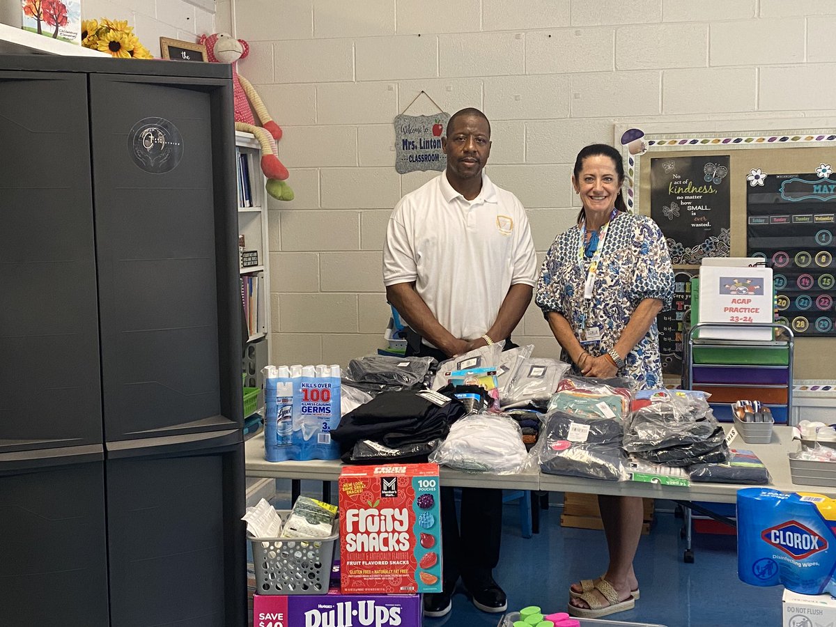 Such a huge shoutout to C. Terry Ministries, Inc. for the Care Closet and all of the items that will help our students in need. Thank you so much for your generosity.