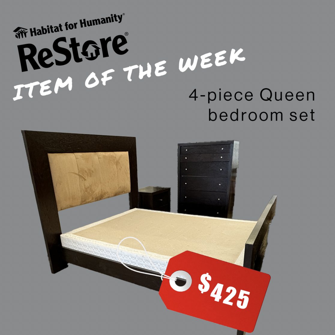 Update your bedroom with this elegant set

#ItemOfTheWeek