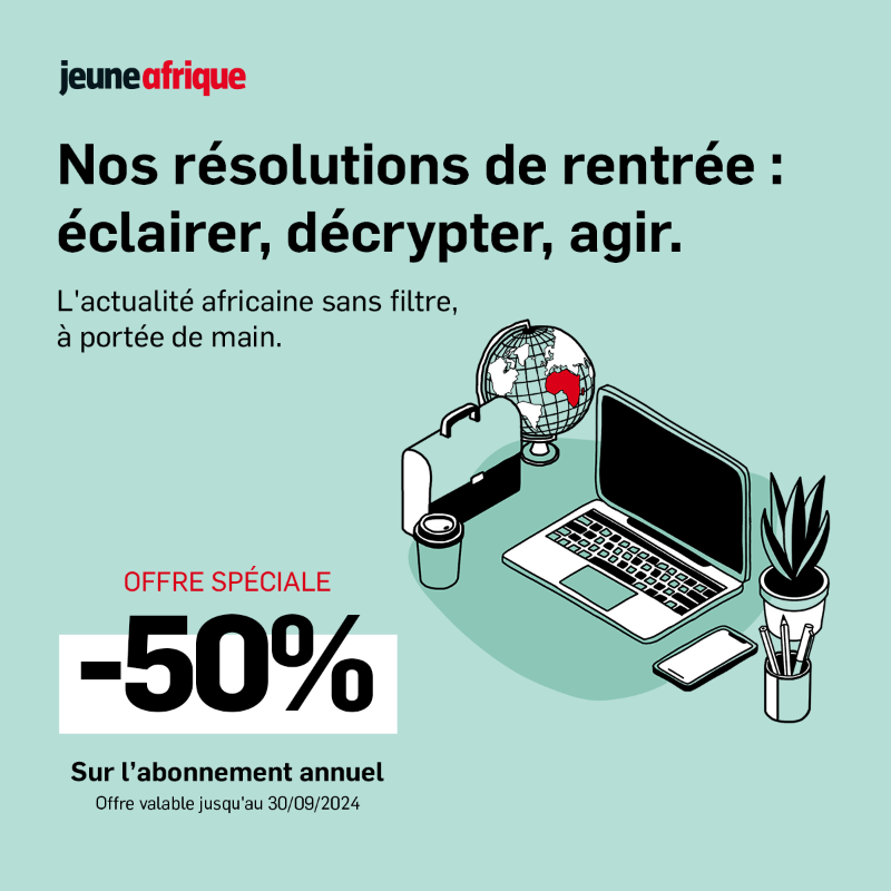 jeune_afrique's tweet photo. 💼 Offrez-vous une rentrée bien informée. Jusqu'au 30 septembre, profitez de -50% sur l'abonnement annuel Jeune Afrique.

Suivez l'actualité africaine toute l'année pour 32500 CFA au lieu de 65000 CFA !

#JeuneAfrique #actualiteafricaine #abonnement #Afrique
