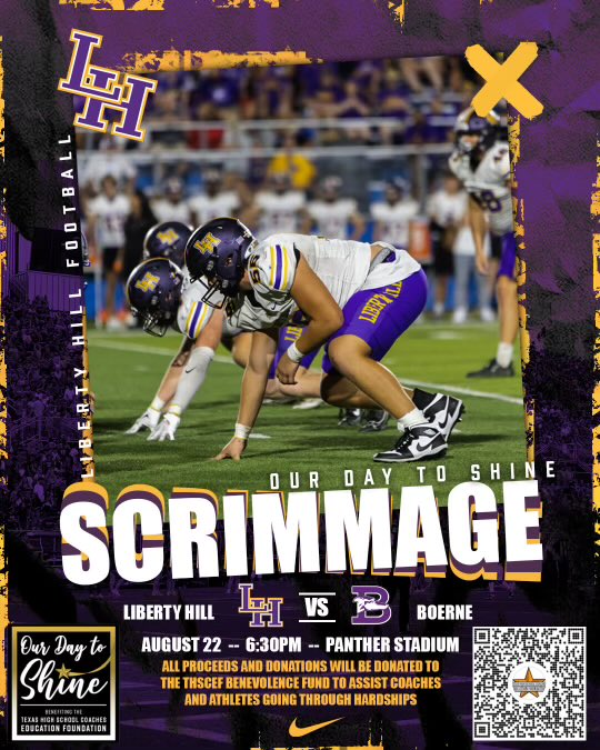 ⁦<a href="/THSCAcoaches/">THSCA</a>⁩ ⁦@AthleticsLhisd⁩ ⁦<a href="/LibertyHillHS/">Liberty Hill HS</a>⁩ ⁦<a href="/HoundFootball/">Boerne Football</a>⁩
