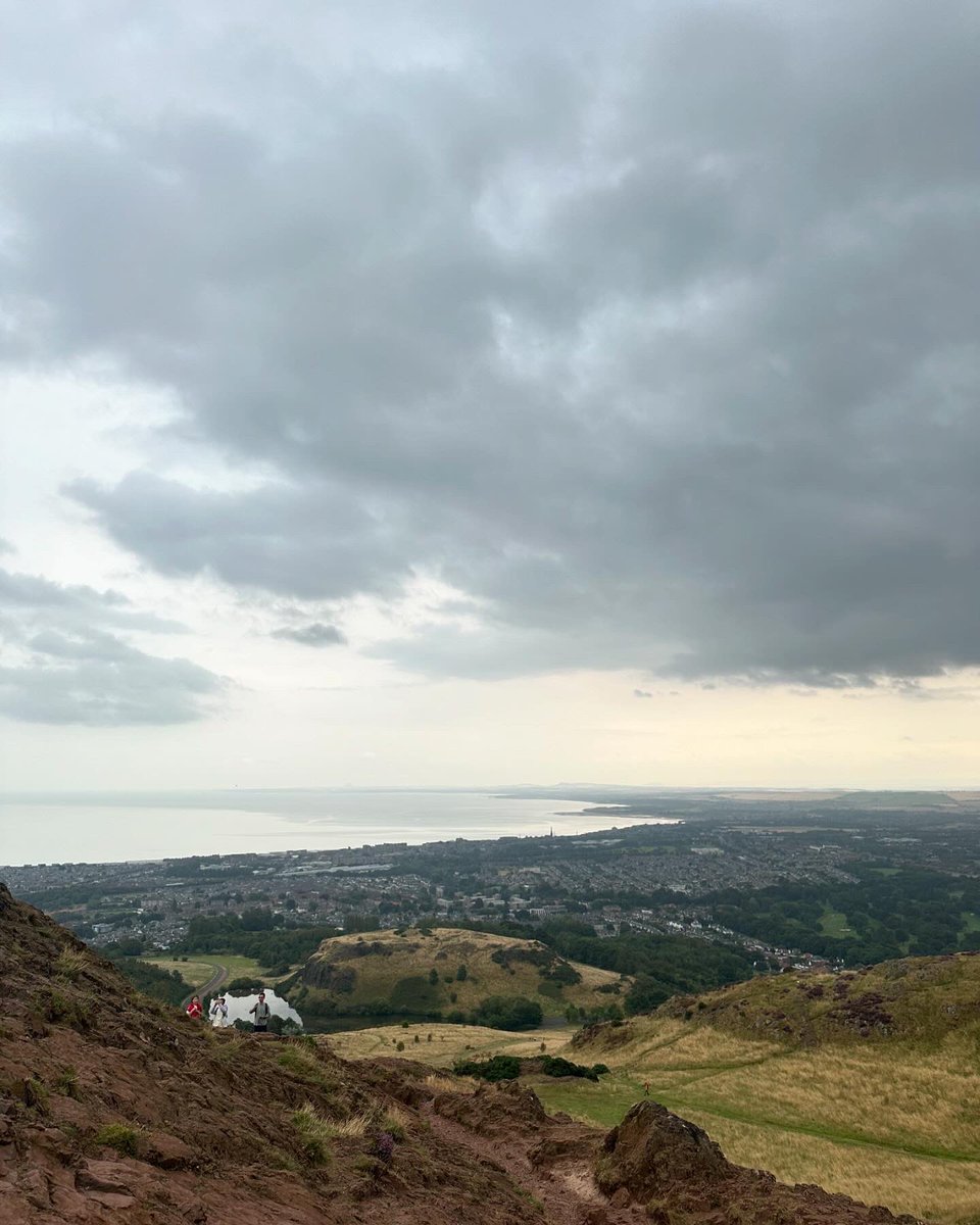 On Arthur’s Seat for the first time since my first anniversary of coming out, in August 2000. I was with cast-mates. We were on the cusp of everything. Or is that just how I remember it? A friend from that play has since died. I hadn’t expected to be emotional. But here we are.