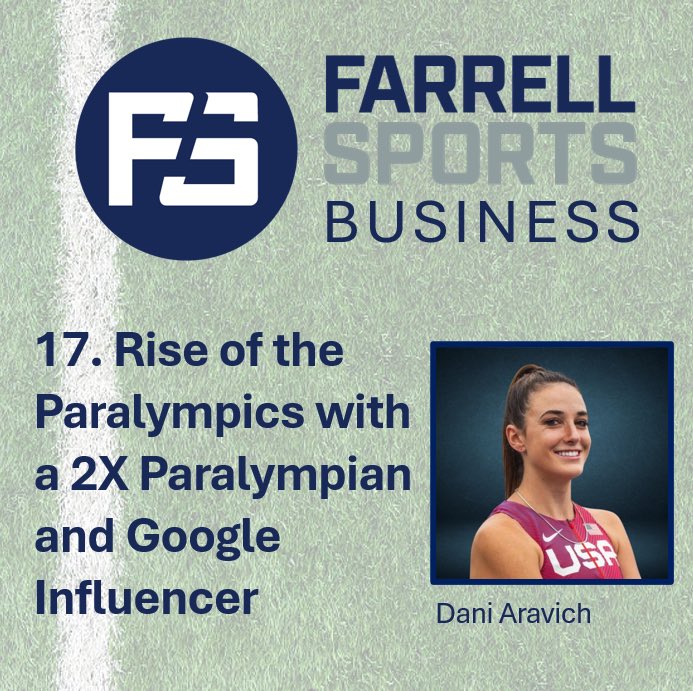 Matt Farrell (@mattfarrell_) on Twitter photo Get ready for the Paralympics with 2X Paralympian and Google Gemini influencer <a href="/theonearmdan/">Dani Aravich</a> on the Farrell Sports Business podcast #paralympics #parisparalympics #paris2024 #sports-biz
youtu.be/xEmXDRV_ww0 Get ready for the Paralympics with 2X Paralympian and Google Gemini influencer <a href="/theonearmdan/">Dani Aravich</a> on the Farrell Sports Business podcast #paralympics #parisparalympics #paris2024 #sports-biz
youtu.be/xEmXDRV_ww0