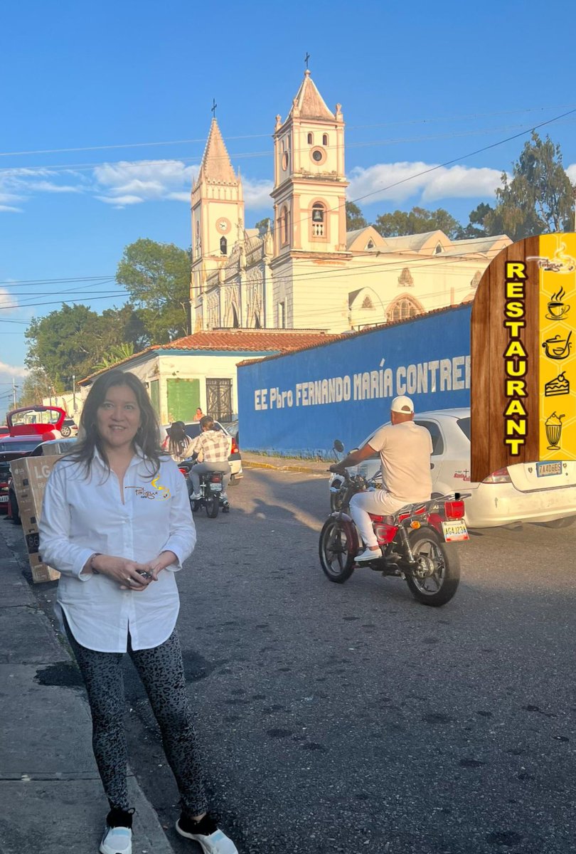 Nos encontramos una cuadra antes de la hermosa Iglesia San Pedro de Capacho Nuevo - Edo. Táchira
