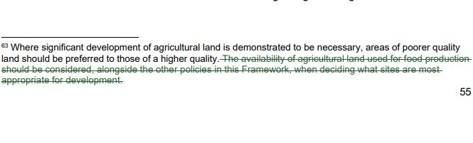 SmartGrowthUK's tweet photo. The Government's proposed planning changes threaten to remove an important protection for #FoodSecurity in England by deleting a key sentence in the NPPF.
We must #SaveFootnote63. https://t.co/nU7vZ0q4Vz