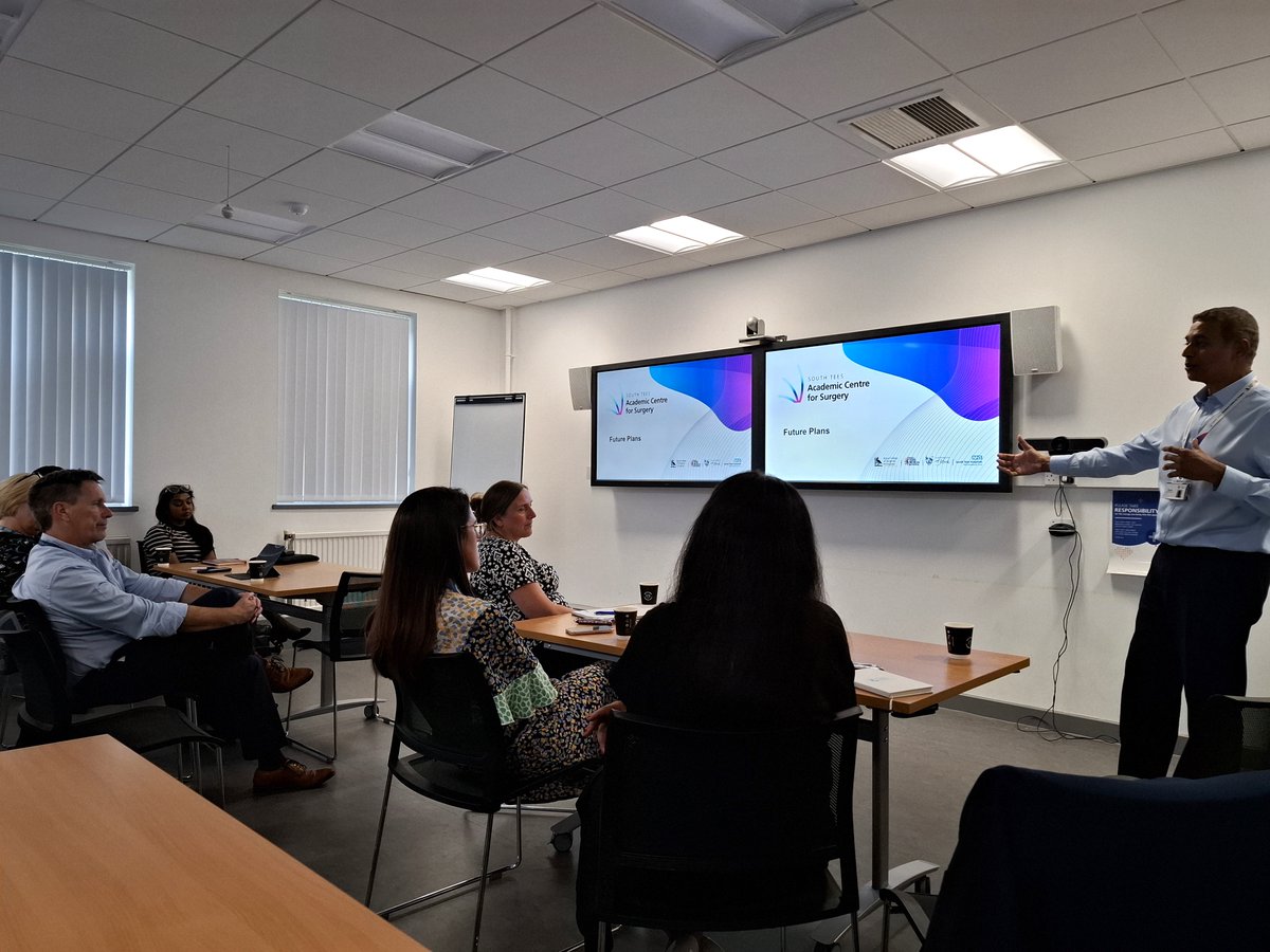 Academic Centre for Surgery (ACeS) (@aces_southtees) on Twitter photo A massive thank you to Stacey Hunter (@maidofyorkshire), Chief Executive of <a href="/SouthTees/">South Tees Hospitals</a> <a href="/NTeesHpoolNHSFT/">North Tees and Hartlepool NHS Foundation Trust</a> and Dr Mike Stewart, Group Chief Medical Officer for coming down to <a href="/ACeS_SouthTees/">Academic Centre for Surgery (ACeS)</a> to hear about our amazing research and exciting plans for the future!
<a href="/LKottam/">Lucksy Kottam</a> <a href="/ProfRangan/">Amar Rangan</a> A massive thank you to Stacey Hunter (@maidofyorkshire), Chief Executive of <a href="/SouthTees/">South Tees Hospitals</a> <a href="/NTeesHpoolNHSFT/">North Tees and Hartlepool NHS Foundation Trust</a> and Dr Mike Stewart, Group Chief Medical Officer for coming down to <a href="/ACeS_SouthTees/">Academic Centre for Surgery (ACeS)</a> to hear about our amazing research and exciting plans for the future!
<a href="/LKottam/">Lucksy Kottam</a> <a href="/ProfRangan/">Amar Rangan</a>