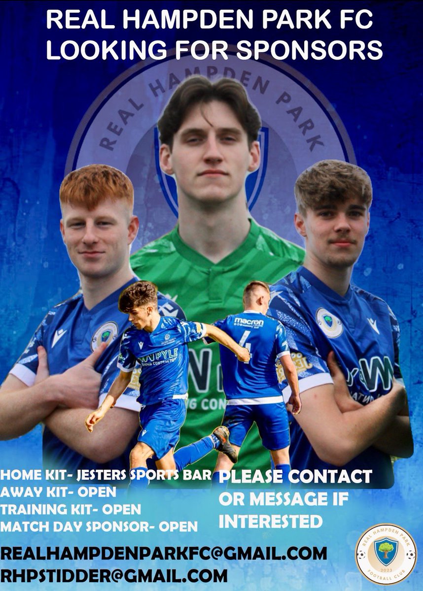 RealHPFC's tweet image. We are looking for some sponsors for the our first season in football.
Please use the contacts on the post if you are interested and want to get in touch.
Shares on this post would be highly appreciated👍🏻
#SSFL #SUSSEXFOOTBALL #FOOTBALLSPONSOR