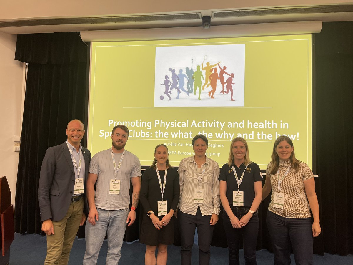 Jan Seghers (@janseghers) on Twitter photo Just finished our symposium on Promoting Physical Activity and Health in Sport clubs at the #HEPA2024 conference and <a href="/hepaeurope/">HEPA Europe</a> annual meeting. Thanks for the nice presentations and discussion afterwards! abbey.eventsair.com/AbbeyEventApp/… Just finished our symposium on Promoting Physical Activity and Health in Sport clubs at the #HEPA2024 conference and <a href="/hepaeurope/">HEPA Europe</a> annual meeting. Thanks for the nice presentations and discussion afterwards! abbey.eventsair.com/AbbeyEventApp/…