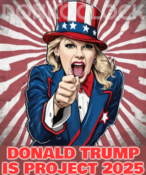 donkoclock's tweet photo. Donald Trump used Fake AI on Truth Social of a Taylor Swift endorsement

Swifties know better. #SwiftiesLoveKamala. Let's spread this Project 2025 / Agenda 47 image everywhere! #DNC2024 

Drop a 💙 &amp; Repost ♻️ if you understand the assignment #BlueCrew https://t.co/UnsEJFY6VY