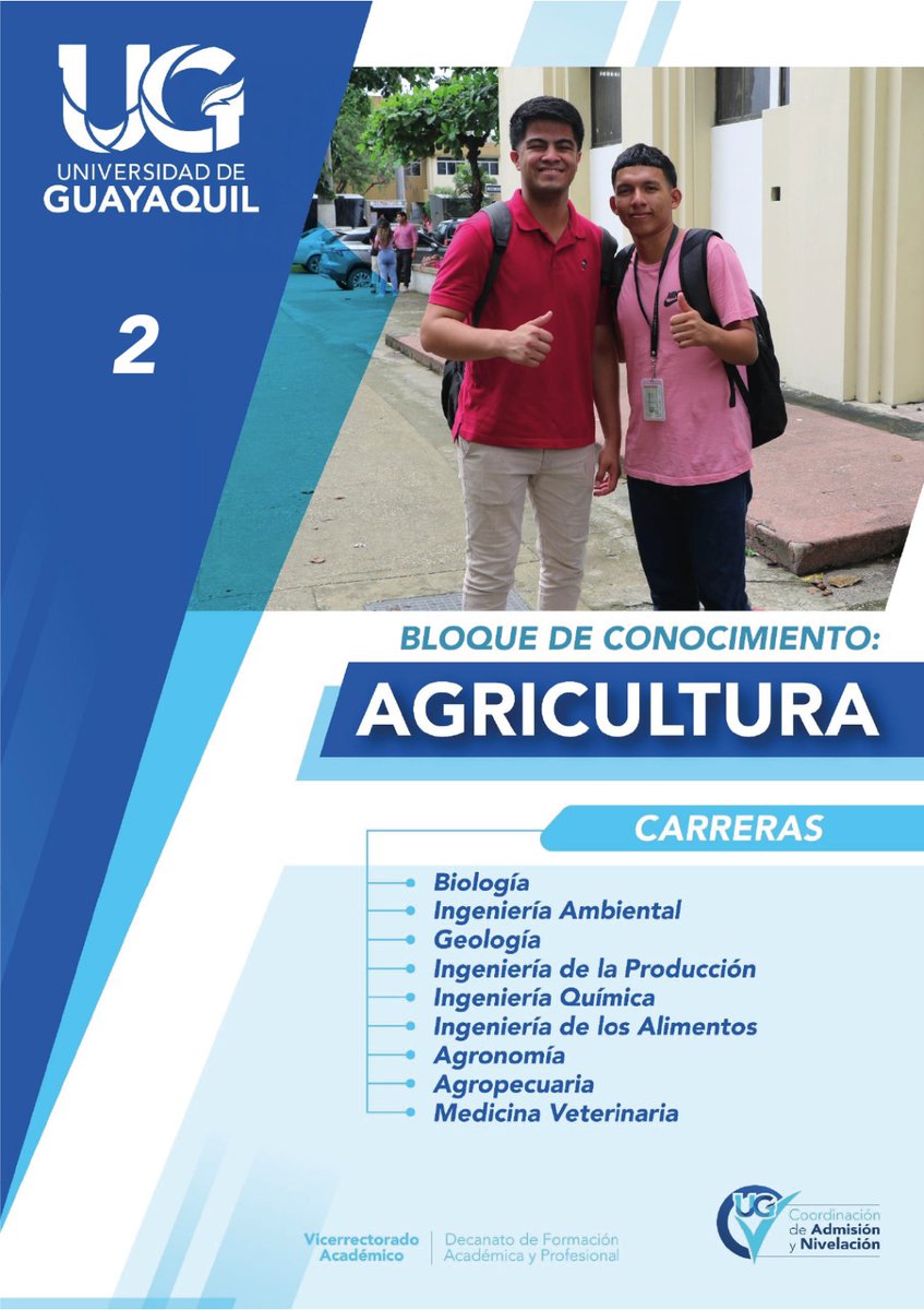 Coordinación de Admisión y Nivelación UG tweet media