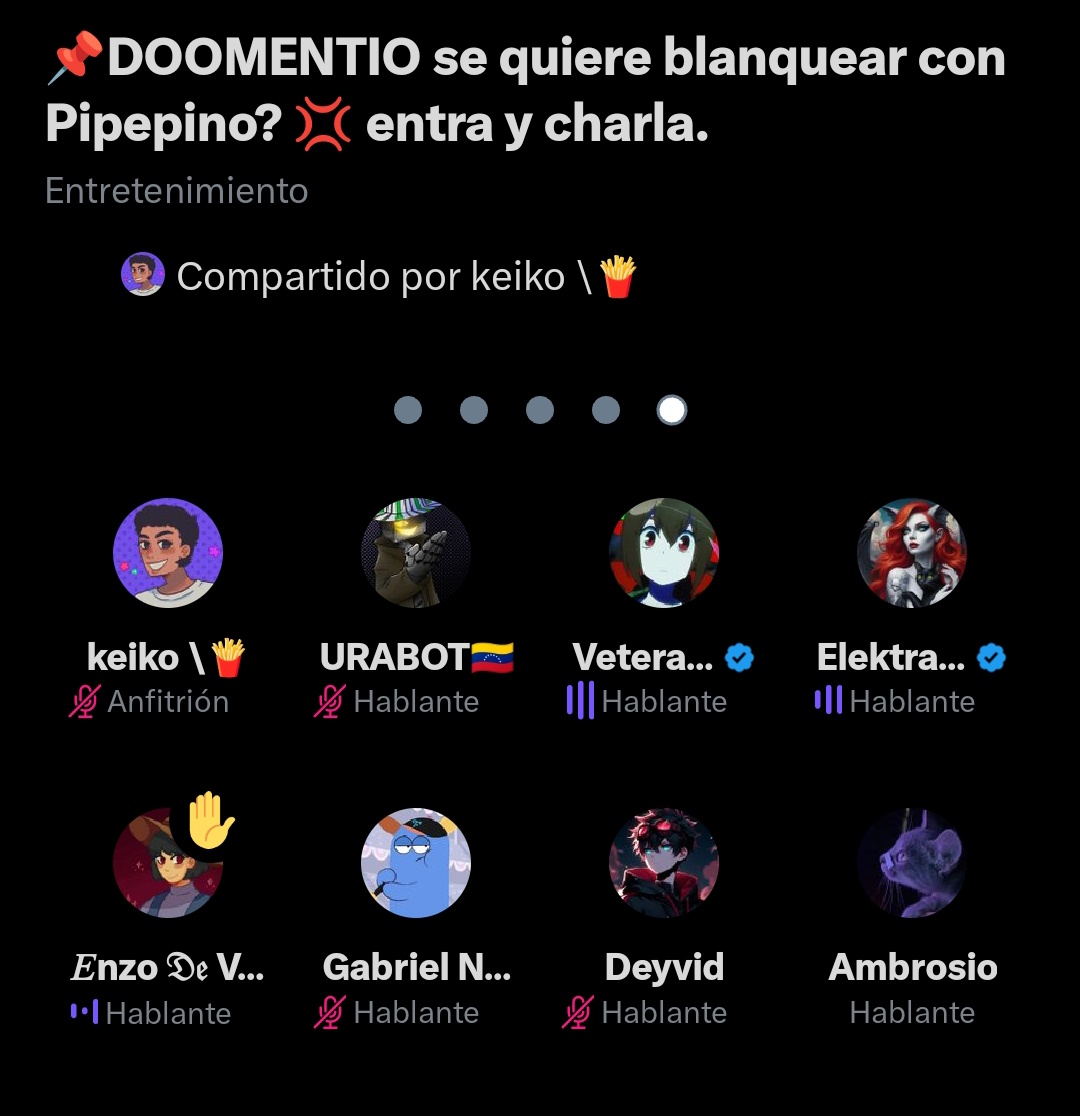 Es impresionante el talento que tiene Doomentio para volver todo acerca de él Y AÚN ASÍ salir mal parado