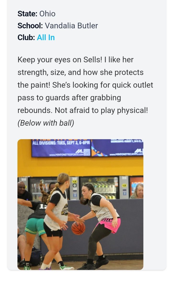 Falyn Sells (@falynsells) on Twitter photo Thank you for the recognition <a href="/angie_saiter/">Angie Saiter</a> !
<a href="/PGH_Ohio/">Prep Girls Hoops Ohio</a> #pghsophmoreoh <a href="/ButlerLadyBBall/">Butler Lady Aviators Basketball</a> Thank you for the recognition <a href="/angie_saiter/">Angie Saiter</a> !
<a href="/PGH_Ohio/">Prep Girls Hoops Ohio</a> #pghsophmoreoh <a href="/ButlerLadyBBall/">Butler Lady Aviators Basketball</a>