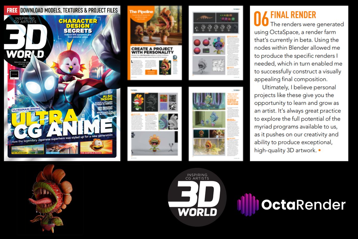 Artist’s favourite Rendering solution featured on 3DWorldMag ! 🎥

We are pleased to announce that our very own OctaRender was featured in Issue 316 of 3D World (<a href="/3DWorldMag/">3D World</a>) as part of an article by artist Julio Benavides (<a href="/benavidmark/">Julio Benavides</a>), who has worked on the renowned Walking