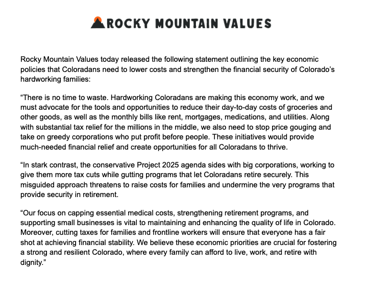Rocky Mountain Values tweet media