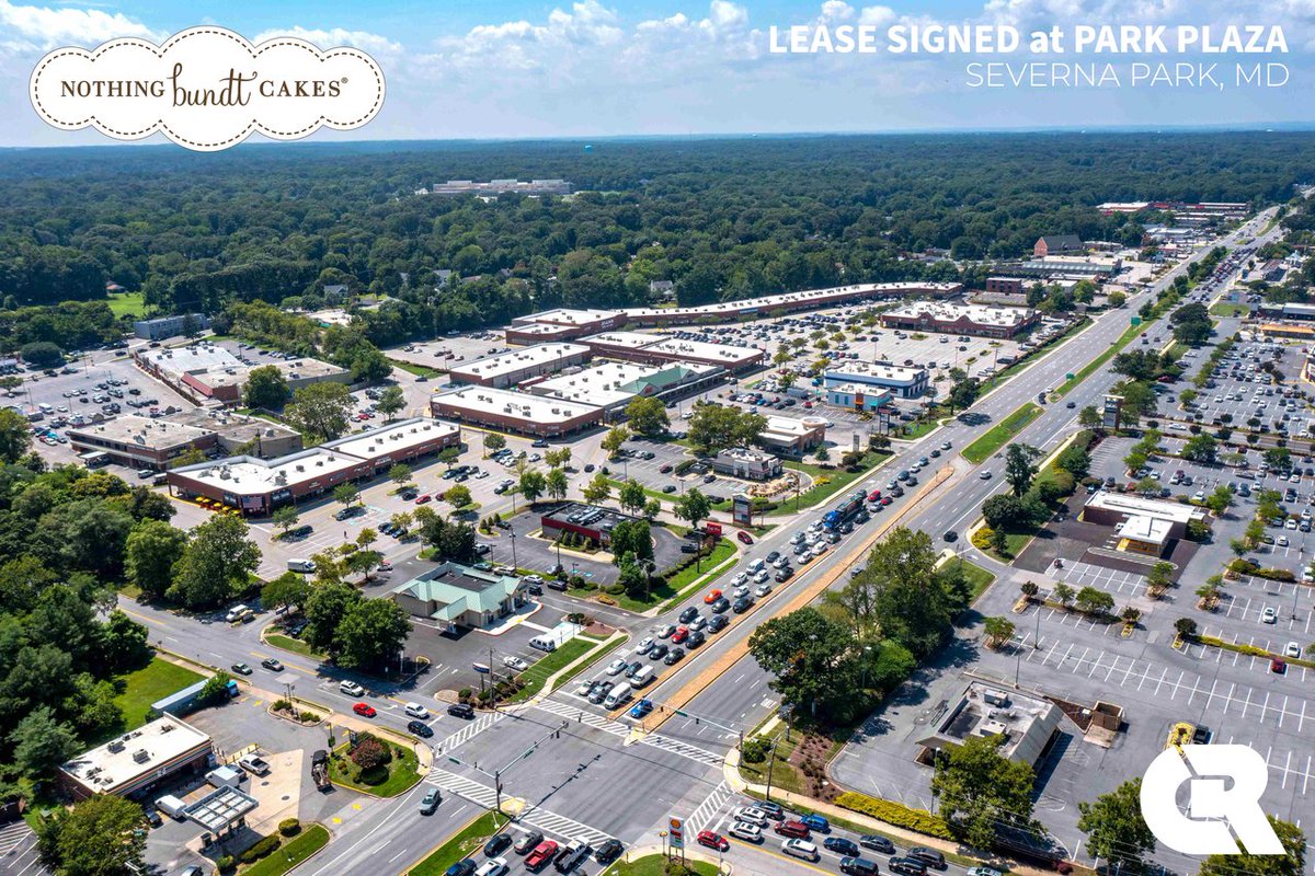 CRCrealty's tweet photo. We’re excited to welcome @NothingBundt to our Park Plaza location in Severna Park, MD! With over 600 locations, they’re the nation’s largest specialty cake company. See why their franchise owners chose Park Plaza! https://t.co/6o8Hvg3fAV  #SevernaPark #NothingBundtCakes #BeCRC https://t.co/bra0A0nY1Y