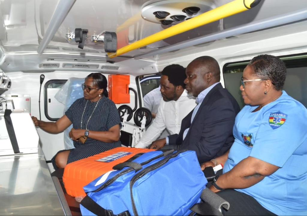 LSMOH's tweet photo. GLOBAL FUND BOOSTS LAGOS HEALTHCARE WITH FIVE STATE-OF-THE-ART MICU AMBULANCES

…….As State Government Restates commitment to Swift Medical Emergency Response

Read more.. https://t.co/T9vKGzT9pK

@jidesanwoolu @JokeSanwoolu @followlasg @gbenga_omo @GlobalFund @Mr_JAGs @kemskis https://t.co/YkfrWIPhD8