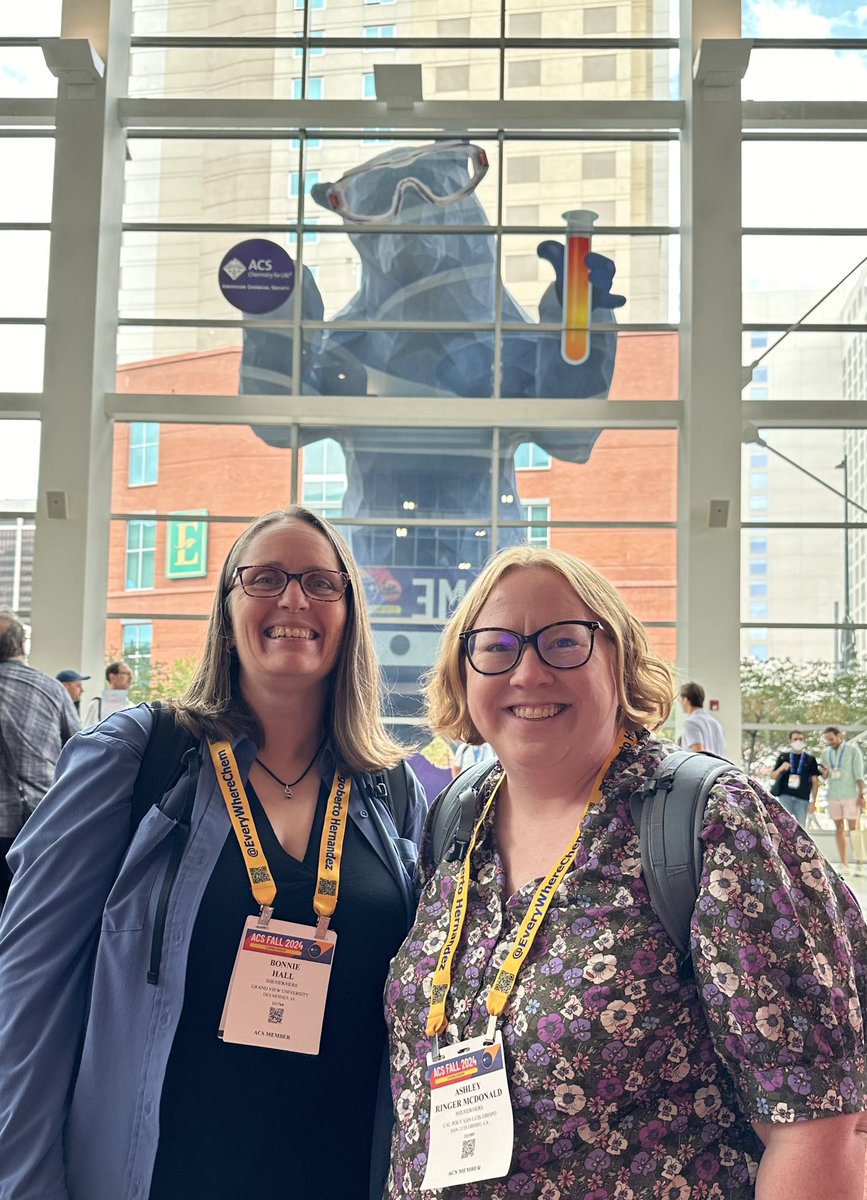 Bonnie Hall <a href="/BonnieHallGV/">Bonnie Hall</a> spoke on “Undergraduate student using AI tools to predict and confirm protein function” at the ACS meeting today in Denver. <a href="/AmerChemSociety/">American Chemical Society</a>