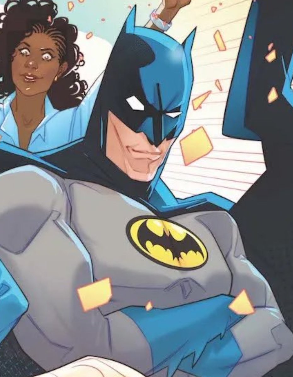 EmeraldBaz's tweet image. What Batman take will have him look at you like this