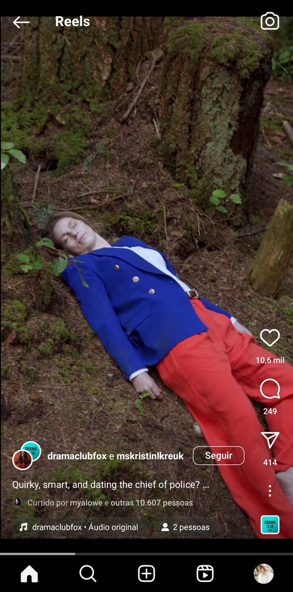 Olar.🫠 É a Stana ou não é a Stana? 

Imagem do vídeo divulgado por Kristin Kreuk no Instagram.